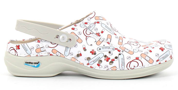 Nursing Care Machine Washable Work Shoes Leather Healt-10 - Women's work shoes - 122652 - 1