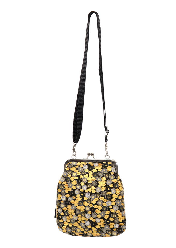 Nabo L2513 canvas bag black / patterned - Handbags - 134842 - 1