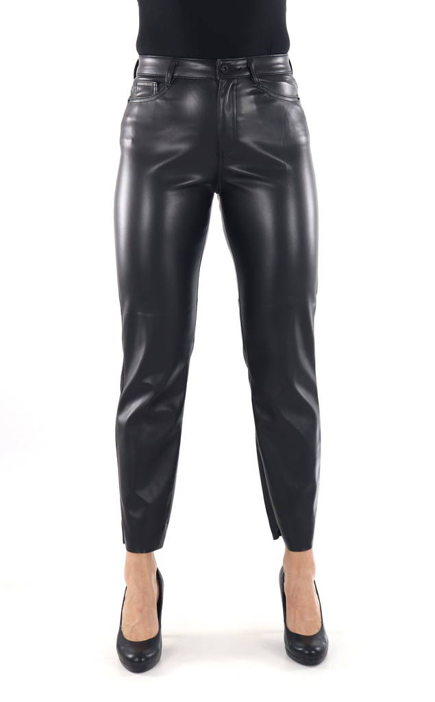 Only HW Faux Leather Pants - Women's trousers - 134192 - 1