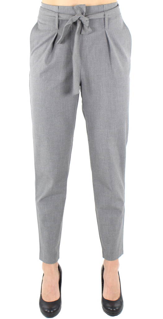 Only Pants Nicole paperbag, Gray - Stilettoshop.eu webstore