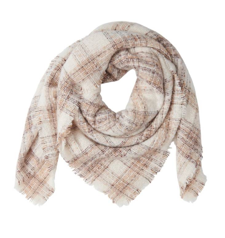 Pieces Scarf whitecap gray - Women's scarfs - 132552 - 1