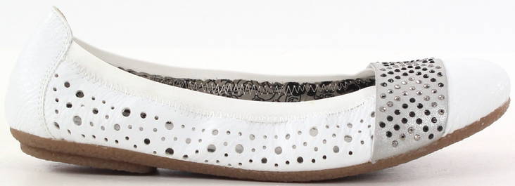 Rieker Ballet Pumps 41467-80 white - Ballerinas - 118282 - 1