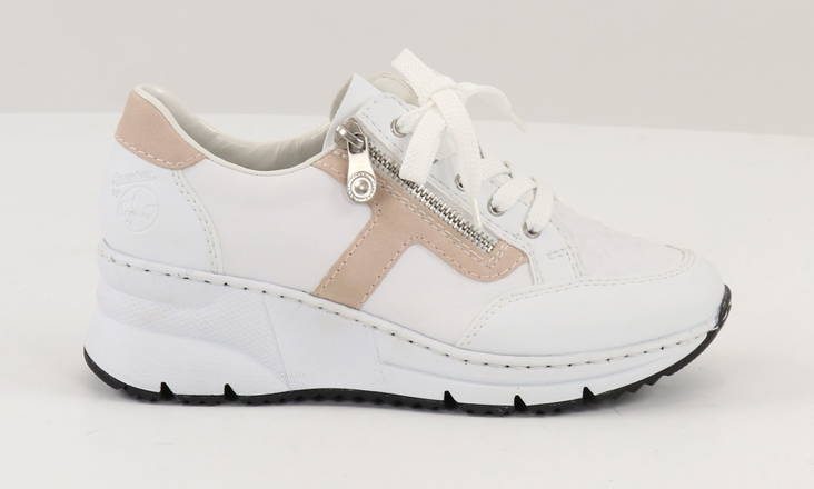 Rieker Wedge sneakers N6303-80 white/multi - Rieker women`s sneakers - 132982 - 1