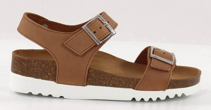 Scholl Sandals Filippa Cognac - Women's work shoes - 135392 - 1