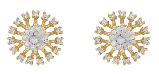 Snö of Sweden Earrings Wiz small g/clear - Earrings - 134992 - 1