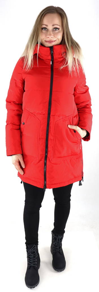 Vero Moda Down Coat Oslo goji berry - Women's down jackets - 132182 - 1