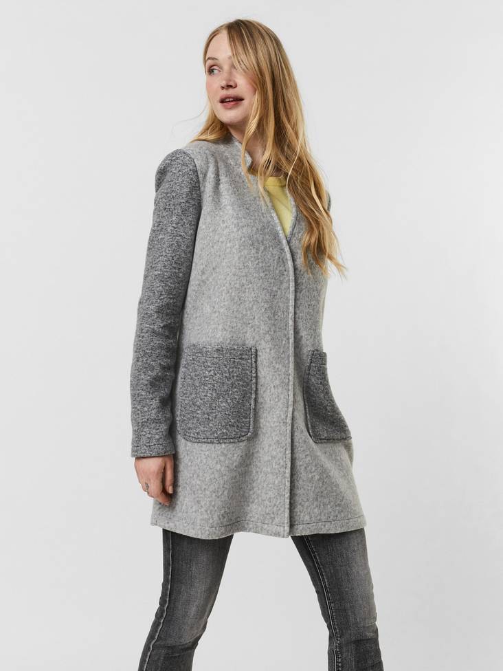 Vero Moda Jacket Brushedsofia, light grey - Women's light jackets - 130282 - 1