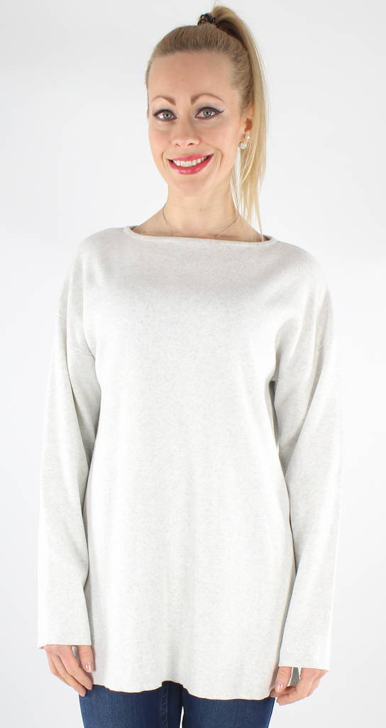 Vila Knitted Shirt Venga boatneck - Women's knitwear - 122682 - 1