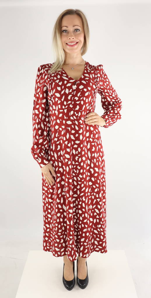 Vila Dress Paya midi fired brick/chicka - Dresses and tunics - 131802 - 1