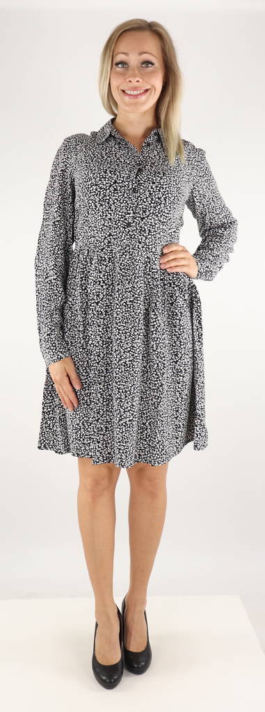 Vila Shirt Dress l/s black lilia - Dresses and tunics - 131522 - 1