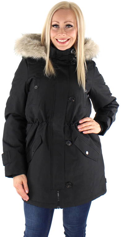 Skinne Fængsling Hvile Vero Moda Women's Parka Coat with hood Excursion expedition black -  Stilettoshop.eu webstore