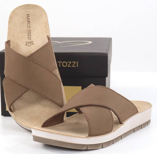 Marco Tozzi Mules 27410-20 Taupe - Stilettoshop.eu webstore
