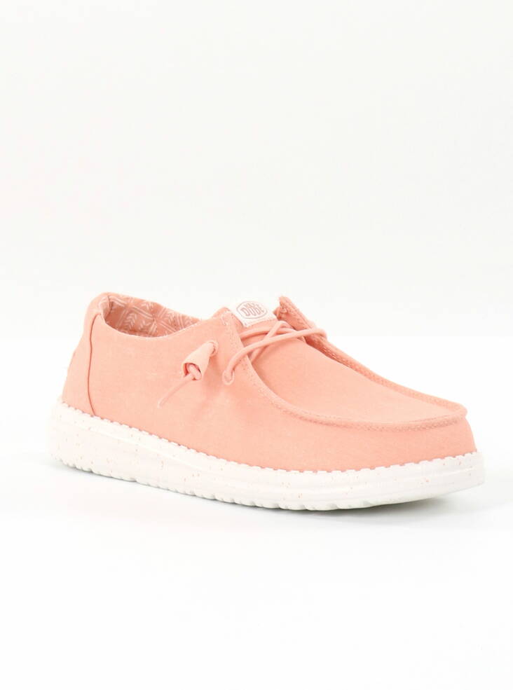 HEYDUDE women's shoes Wendy Stretch pink - Women's walking shoes - 136202 - 1