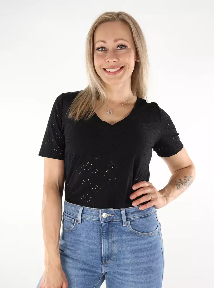 Only women's t-shirt Life black - Women's T-shirts - 136382 - 1