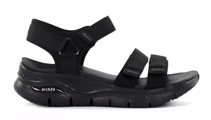 Skechers women's sandals 119305/BBK ARCH FIT - FRESH BLOOM black - Skechers women`s sandals - 136432 - 1