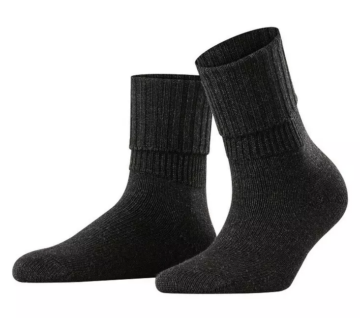 Falke Strigging Rib Socks 47520 3089 anthra - Women's socks and tights - 136772 - 1
