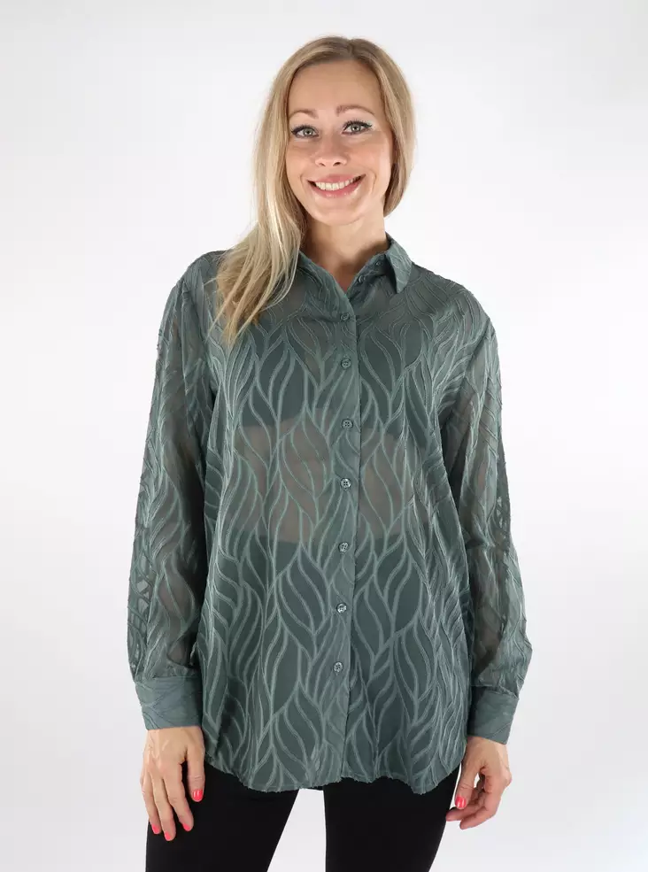 Vero Moda women's blouse Oversize Balsam green - Women's shirts and blouses - 136832 - 1