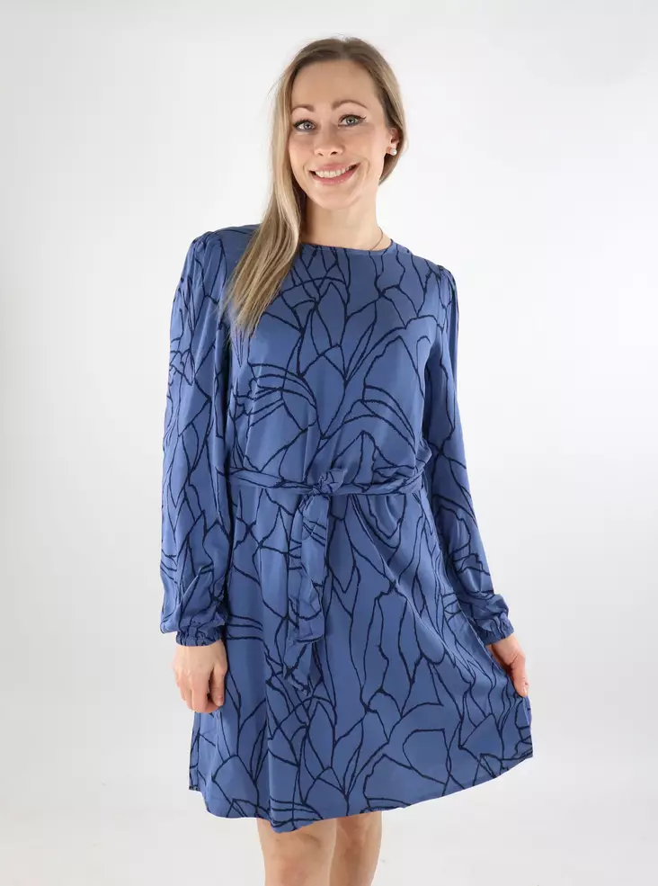 Vila dress O-Neck bijou blue/tri - Dresses and tunics - 137392 - 1