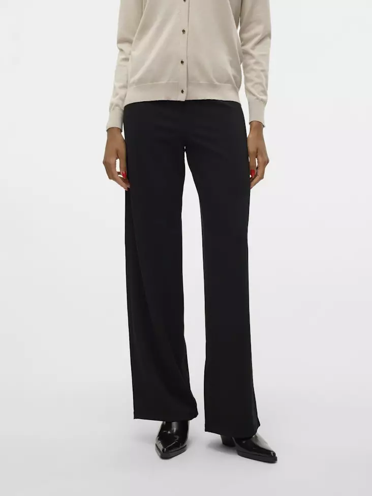 Vero Moda women's wide-leg trousers Berlin MW black - Women's trousers - 137662 - 1