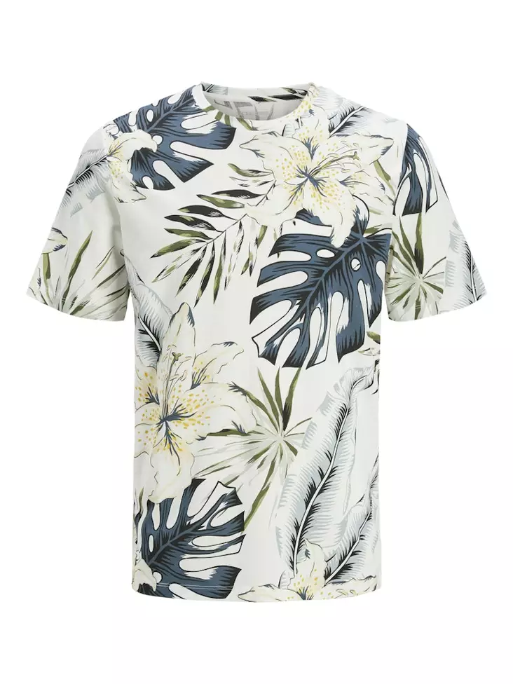 Jack&Jones Men's T-Shirt Hawaii cloud dancer - Men's T-shirts - 138482 - 1