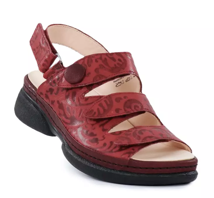 Think! women's sandals Cambio 000587-5090 red - Women's work shoes - 138852 - 1