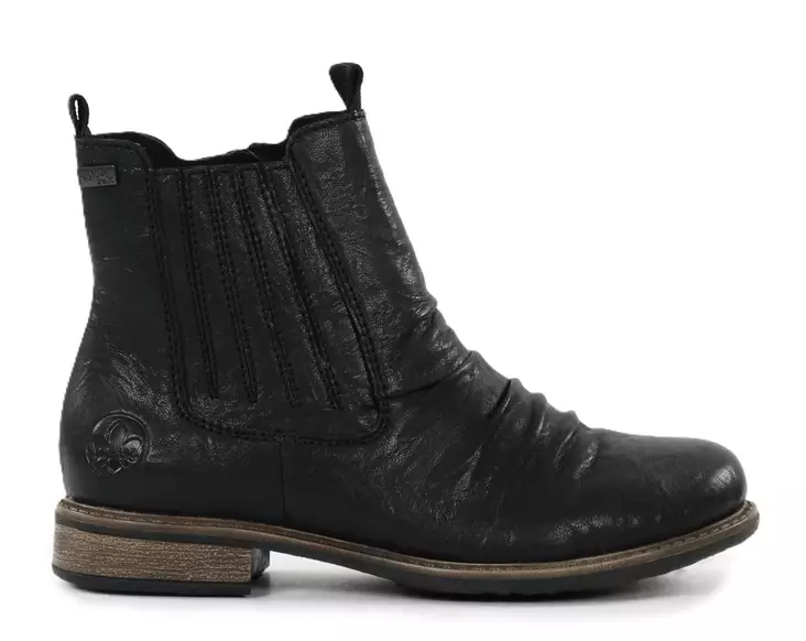 Rieker women's wide-last ankle boots 74855-00 black - Rieker ankle boots - 139022 - 1