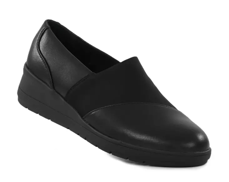 Jana women's wedge-heeled walking shoes 24700-45 black - Women's walking shoes - 139052 - 1