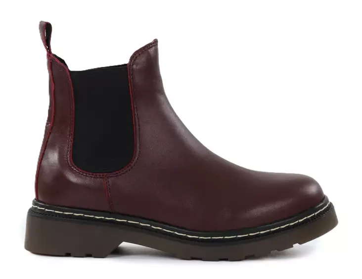 Musse&Cloud women's genuine leather ankle boots 2753715/BUR NEWULA burgundy - Women's ankle boots - 139172 - 1