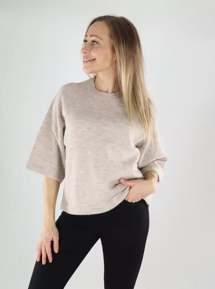 Only women's sweater Pullover 3/4 pumice stone - Women's knitwear - 139692 - 1
