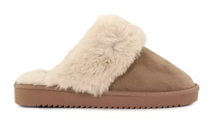 Only women's slippers Cath Teddy cognac - Women's slippers - 139872 - 1
