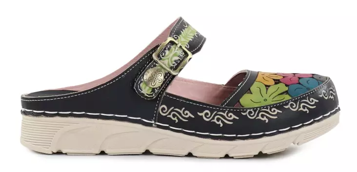 Laura Vita women's pumps Dorry 24 noir - Women's mules - 140762 - 1