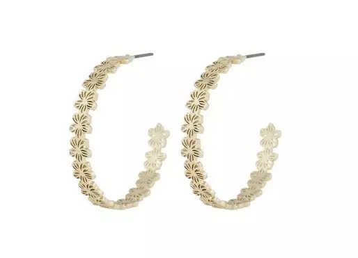 Snö of Sweden Earrings Flora daisy gold - Earrings - 141132 - 1