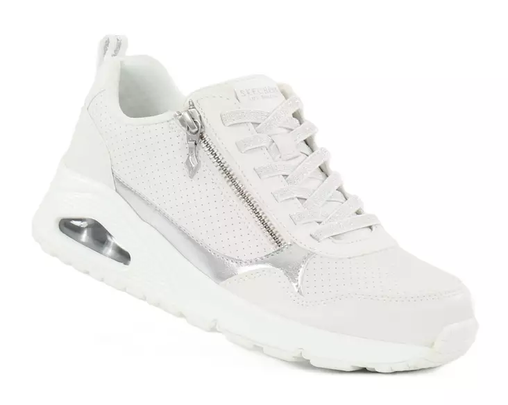 Skechers sneakers 177873/WHT Uno metallic sliders white - Skechers women`s sneakers - 141232 - 1