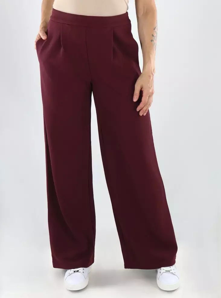 Vila trousers HW WIDE PLEAT port royale - Women's trousers - 141392 - 1