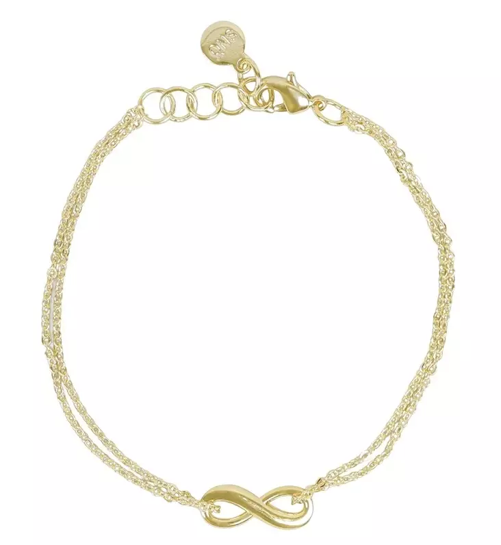Snö of Sweden Bracelet Everly double chain gold - Bracelets - 141592 - 1