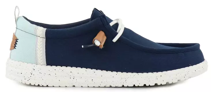 HEYDUDE Shoes Wally Craft Linen navy blazer/multi - Men's walking shoes - 140872 - 1