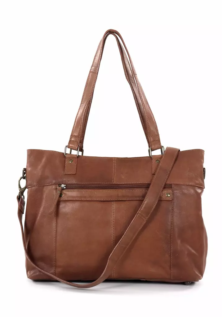 House of Sajaco genuine leather shoulder bag 3030050 brown - Handbags - 136552 - 1