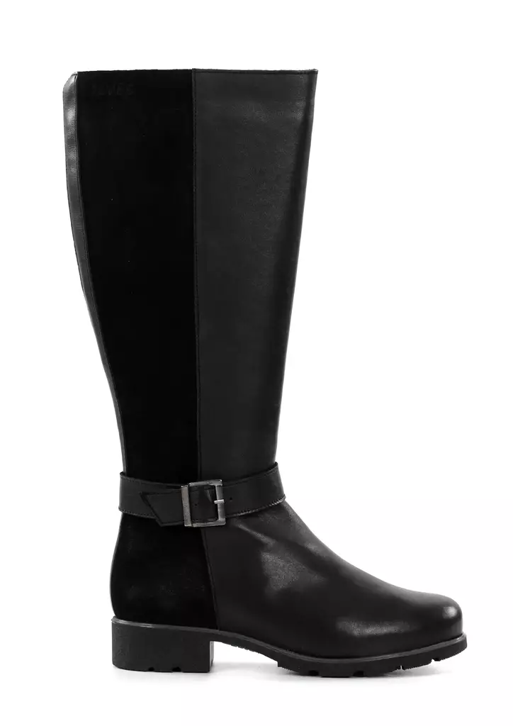 Ilves women's boots with XXL last F8575 XXL black - Women's boots - 137472 - 1