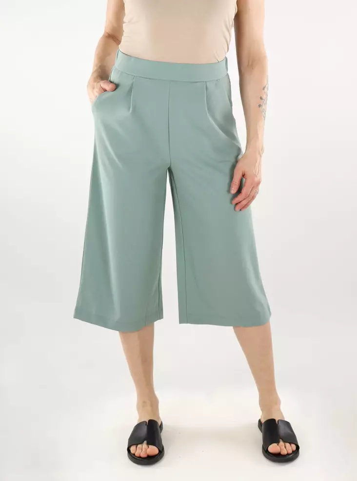 JDY pants Culotte chinois green - Women's trousers - 138752 - 1