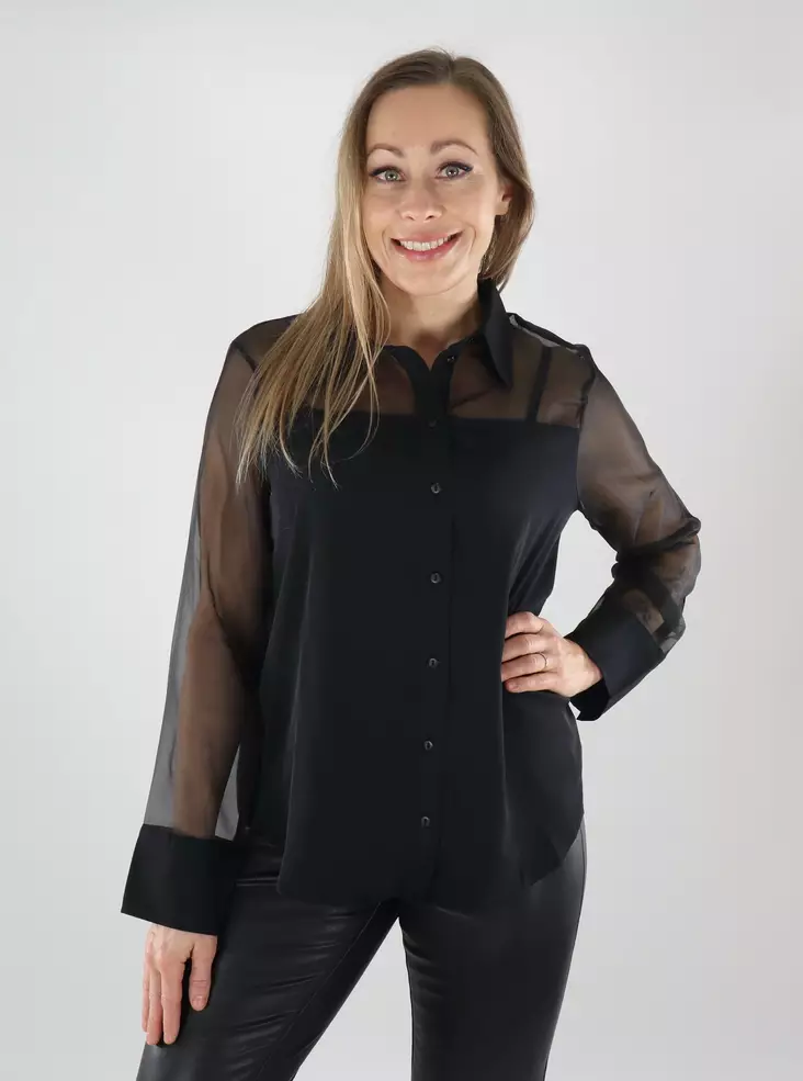 JDY women's dress shirt Loose black - Women's shirts and blouses - 139932 - 1