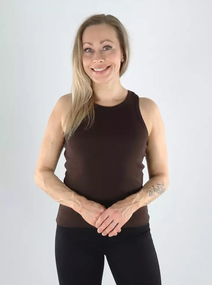 JDY tank top coffee bean - Women's tank tops - 141242 - 1