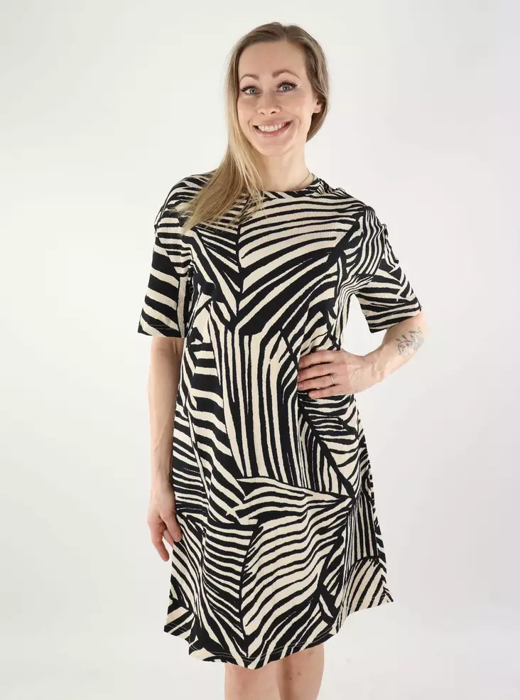 JDY oversized dress sandshell/black - Dresses and tunics - 140452 - 1