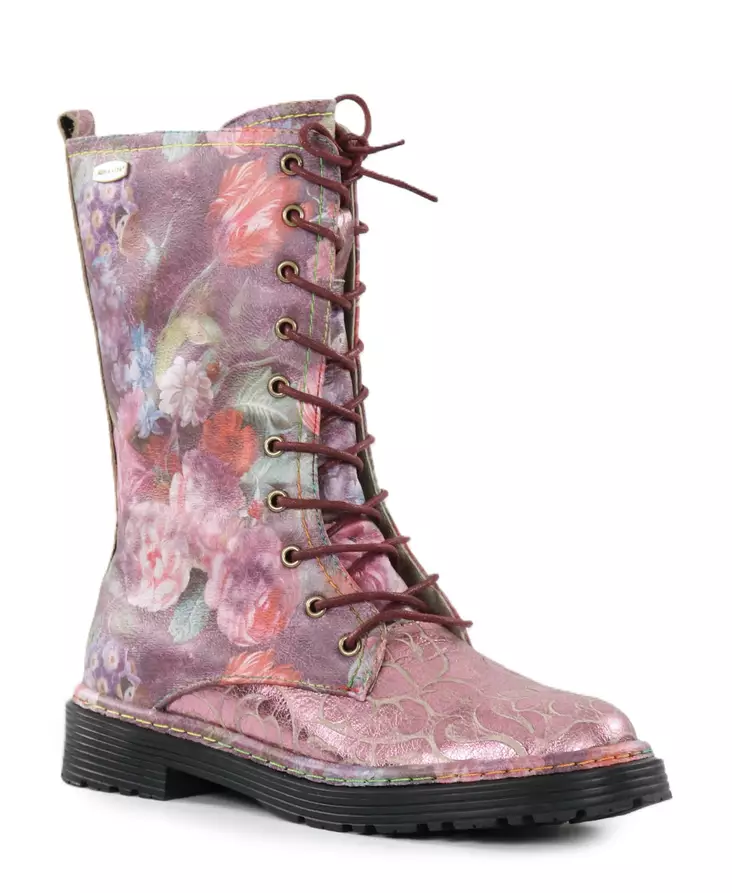 Laura Vita women's ankle boots Incaso 18 framboise - Women's ankle boots - 139432 - 1