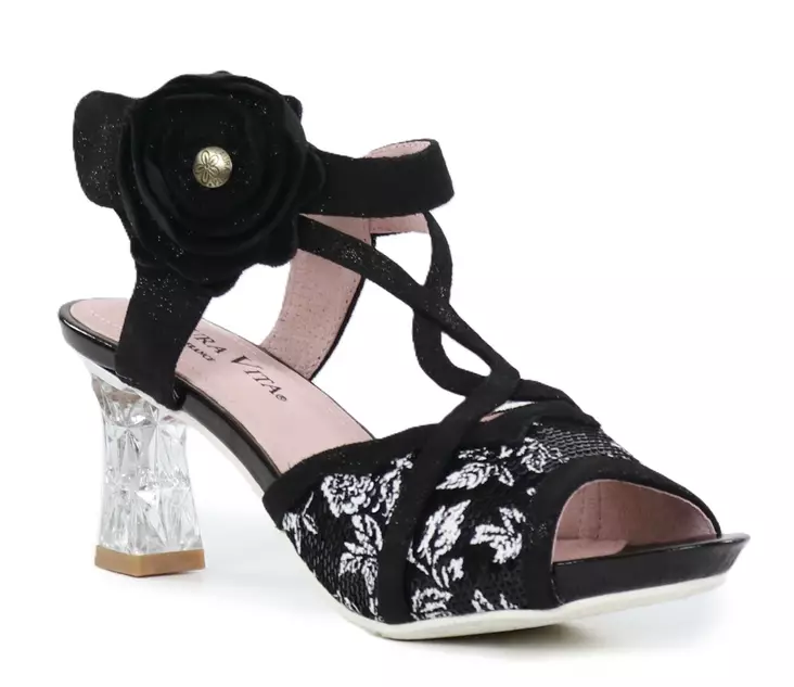 Laura Vita women's sandals/high heels Nino 13 noir - Women's sandals - 140272 - 1