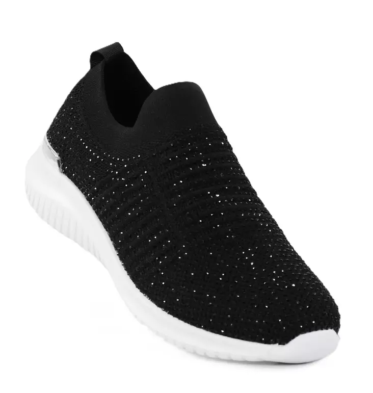 Migant women's glitter sneakers A923-129 black - Migant women`s sneakers - 138062 - 1