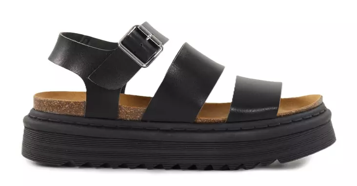 Musse&Cloud genuine leather sandals 1008529/NBK Martita black - Women's sandals - 138152 - 1