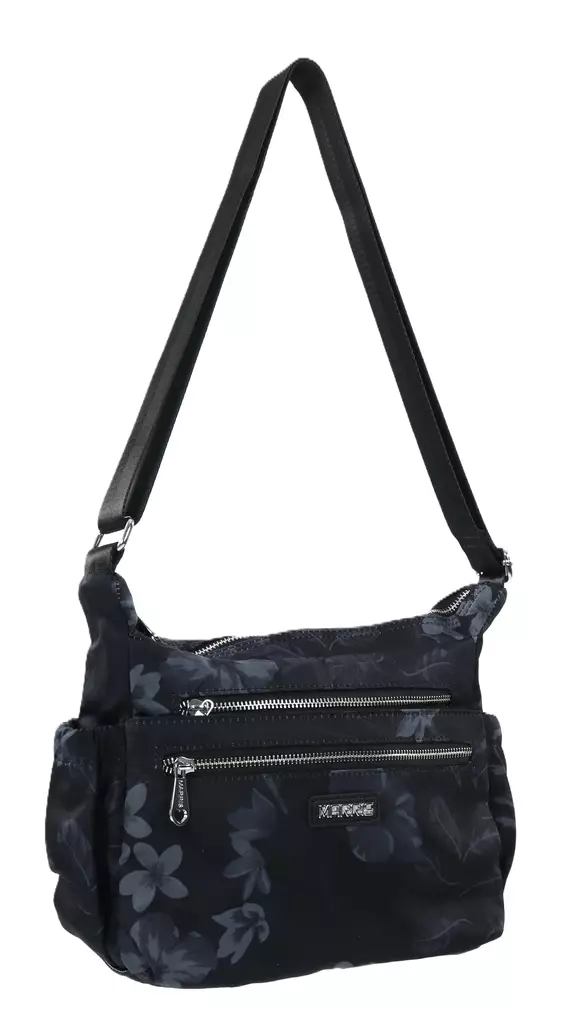 Nabo Bag Marris NK2220 grey flower - Handbags - 139742 - 1