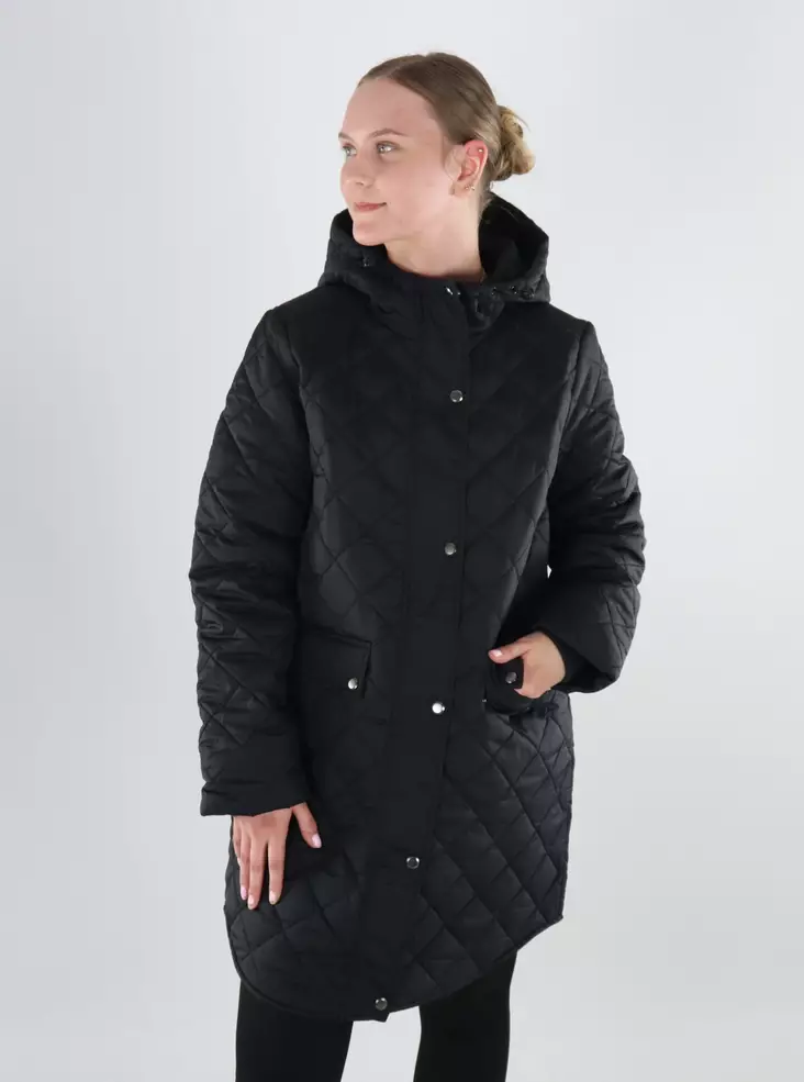 Only women's jacket Quilted black - Women's light winter jackets - 140092 - 1