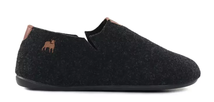 Shepherd men's slippers Ernst asphalt - Men's slippers - 139382 - 1
