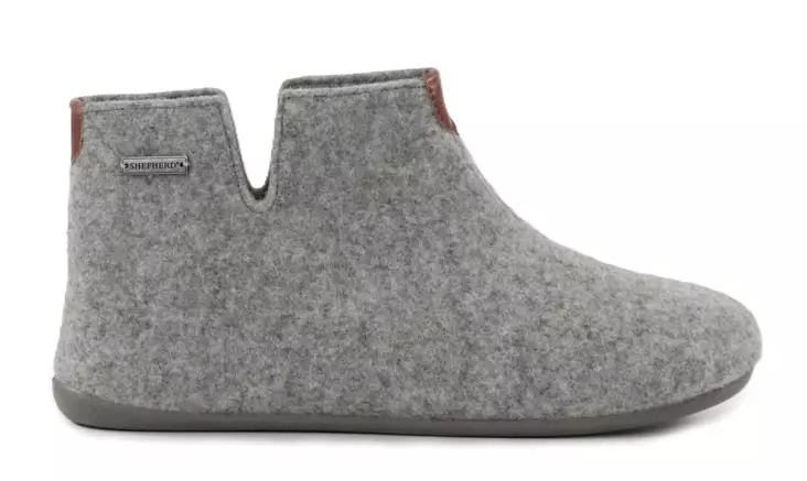 Shepherd men's slippers Erik grey - Men's slippers - 132272 - 1